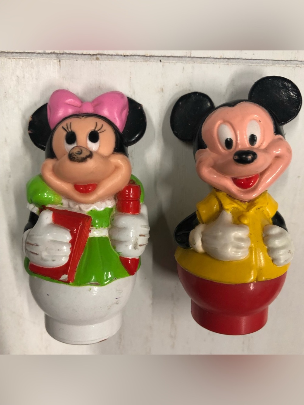 Arco Walt Disney Finger Puppets Mickey Minnie Vintage